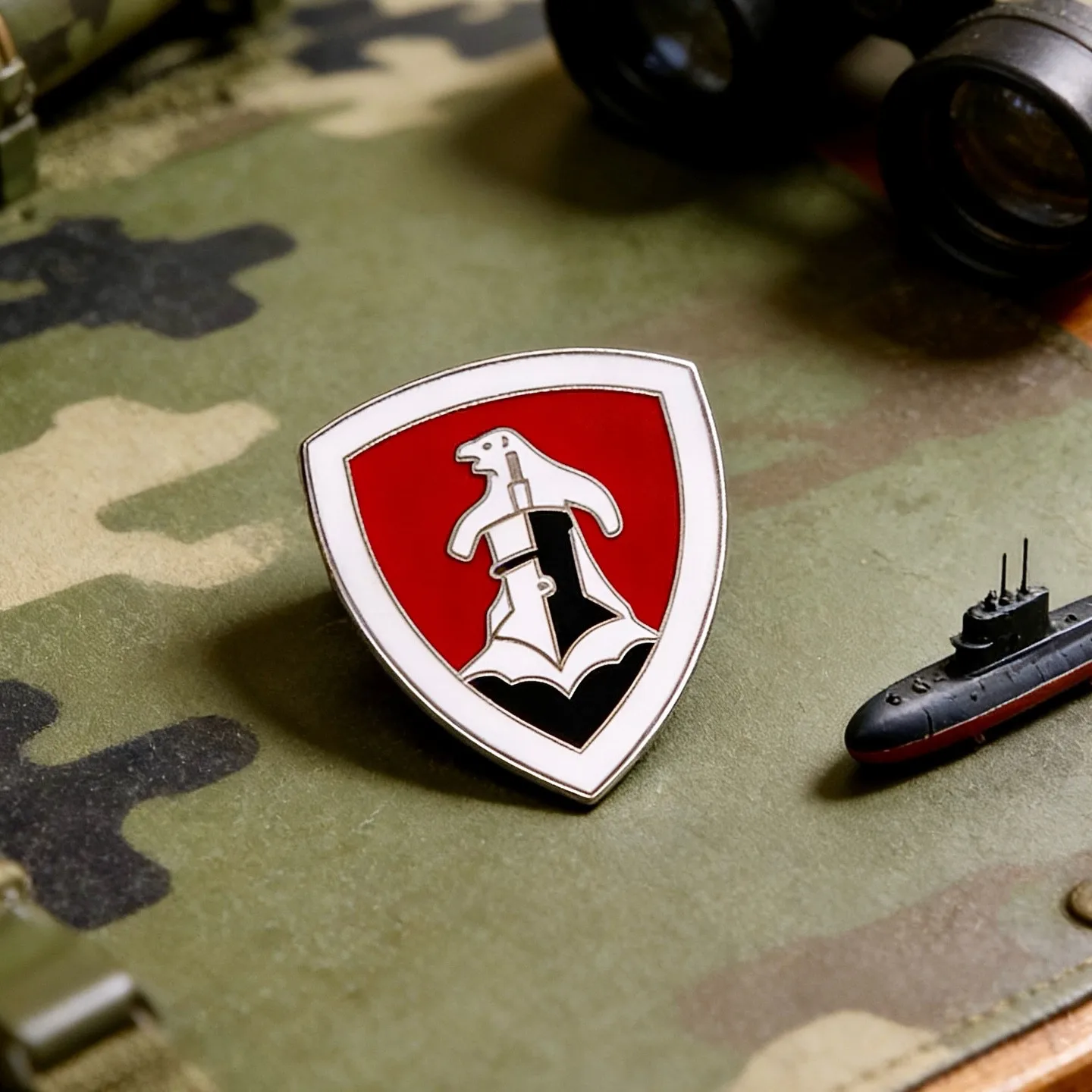German U-Boat Submarine Emblems Enamel Pin Set - Historical Military Badge Collection Gift