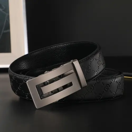 High Famous Brand Luxury Belt Women Genuine Leather Strap G Buckle Belts for Men Jeans, Canvas Male Business Brand Men Belt - Image 2