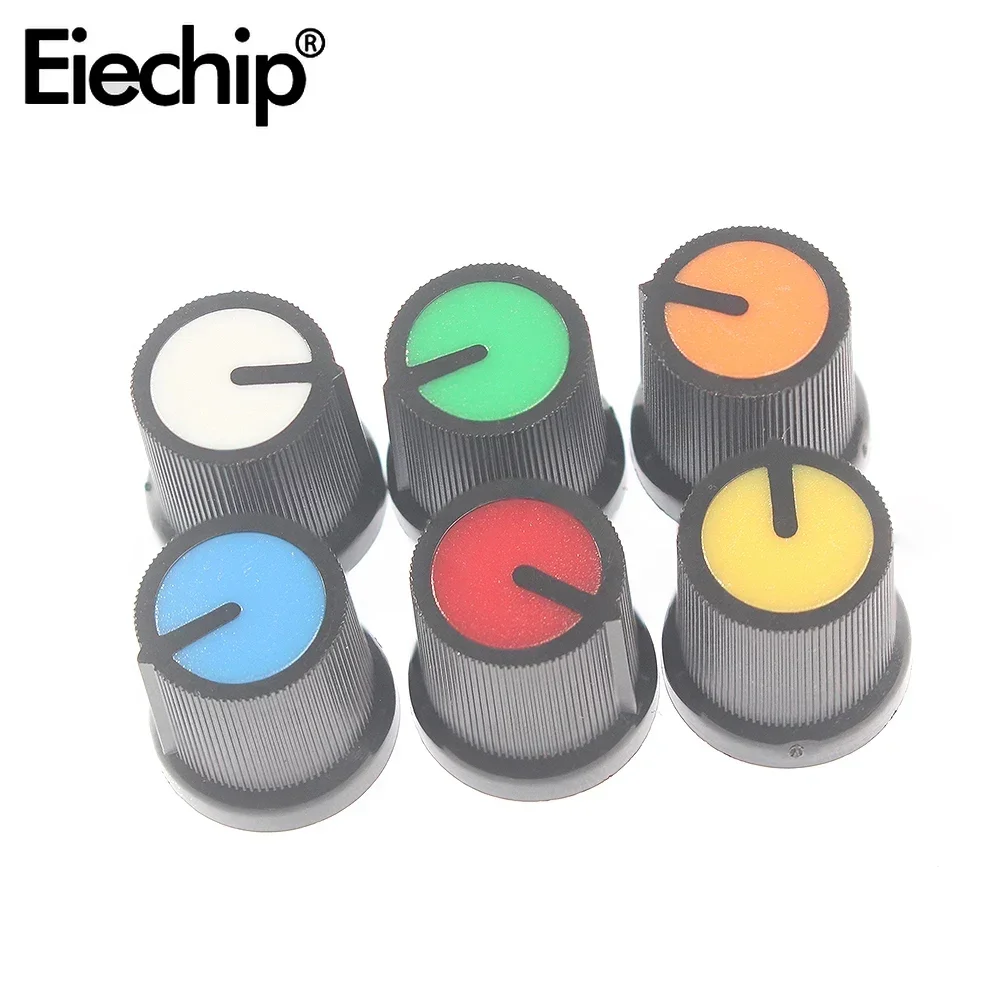 30PCS AG3 AG2 Rotary Switch Knobs Assorted Set WH148 Potentiometer Knob DIY Light Dimmers Volume Control Knob Cap Kit