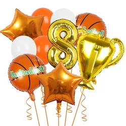 10 - Piece Basketball Balloon Party Decorations Set - Other (Beige)