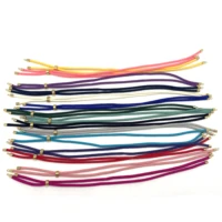 Collier en Nylon réglable, pendentif tressé fait à la main, 3MM, pour bricolage, accessoires de fabrication de bijoux, 10 pièces 1