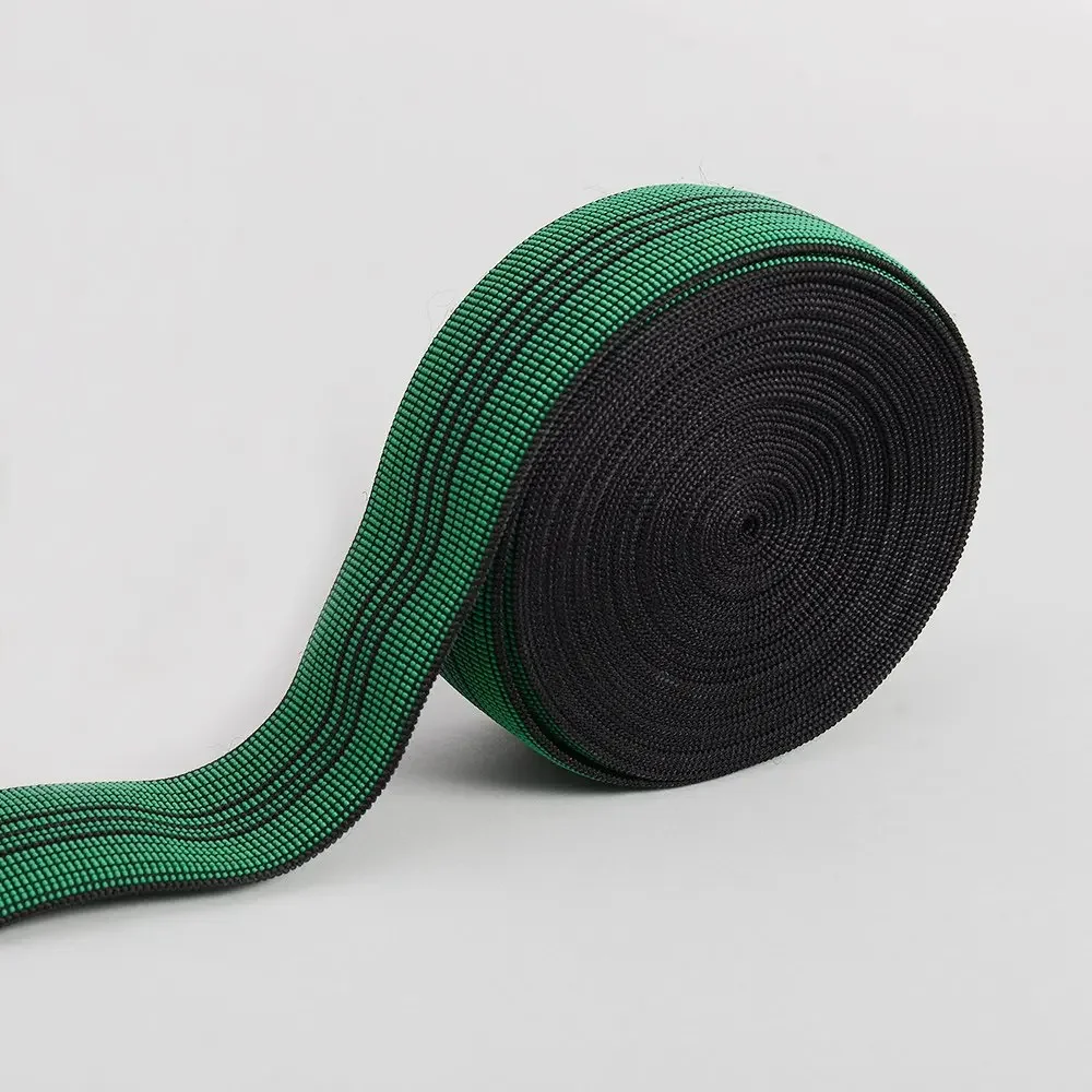 W:2" L:5-10m Elasticated Sofa Chair Upholstery Back Strap Belt