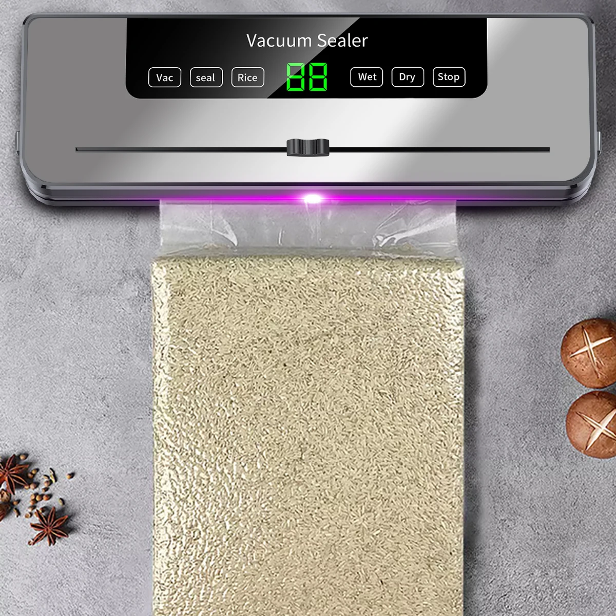 Vacuum Sealer Machine kitchen Storage Sealing Machine