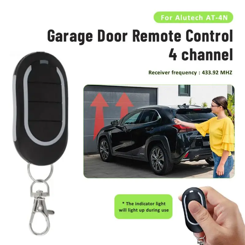 

Alutech AT4N AT-4N Remote Control 433.92MHz Dynamic Code Alutech AT-4N Gate Remote Control Automation 4 Buttons For The Garage