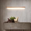 Black Walnut Wood Wall Light LED hanging lamp Beech wood Linear Wall Lamp Kitchen Walkway Sconce Lighting Ceiling lamp 4