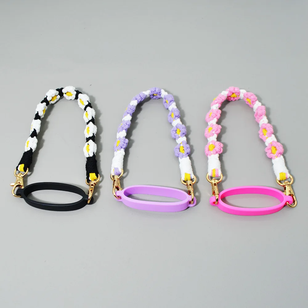 Portable Water Bottle Handle with Strap for Towels Leak proof Packaging Carrying Strap Coffee Milk Tea Cup For Hydro Flask