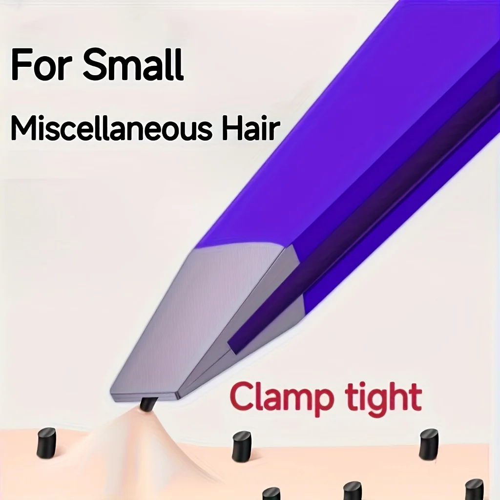 전문가용 스테인리스 스틸 핀셋 세트 눈썹 및 얼굴 털 제거용 중형 경사형 뾰족한 팁 미끄럼 방지