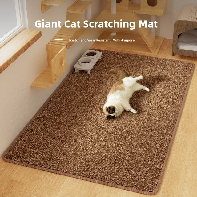 Large Size  Scratching Board Inteated Carpet  Bed S Area Wear-Resistant Non-edding Jute  Claw Pad 2