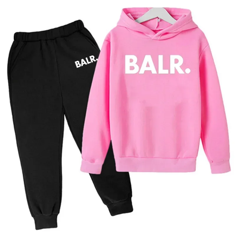 Merk Balr Kids Trainingspak Jongens Meisjes Sweatbroek Stuk Pak
