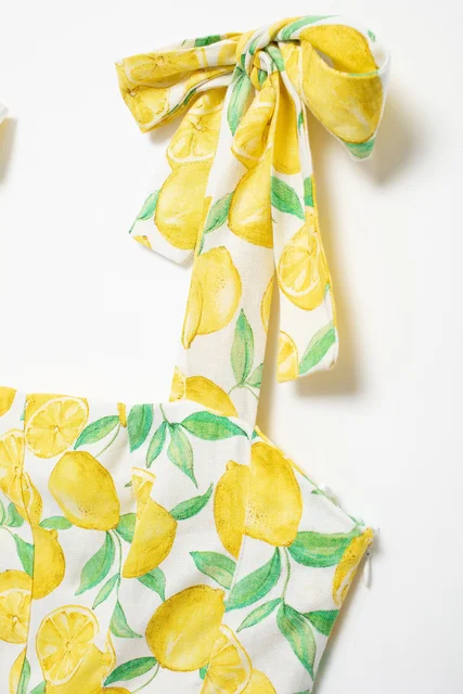 yellow mini dress for summer vibes