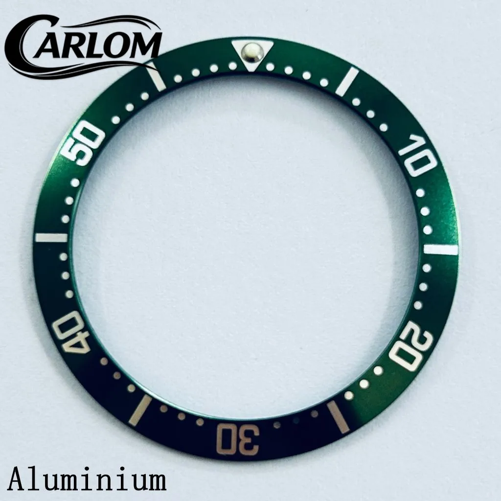 Black Blue Green Gray Ceramic Aluminium Sloping Bezel Insert