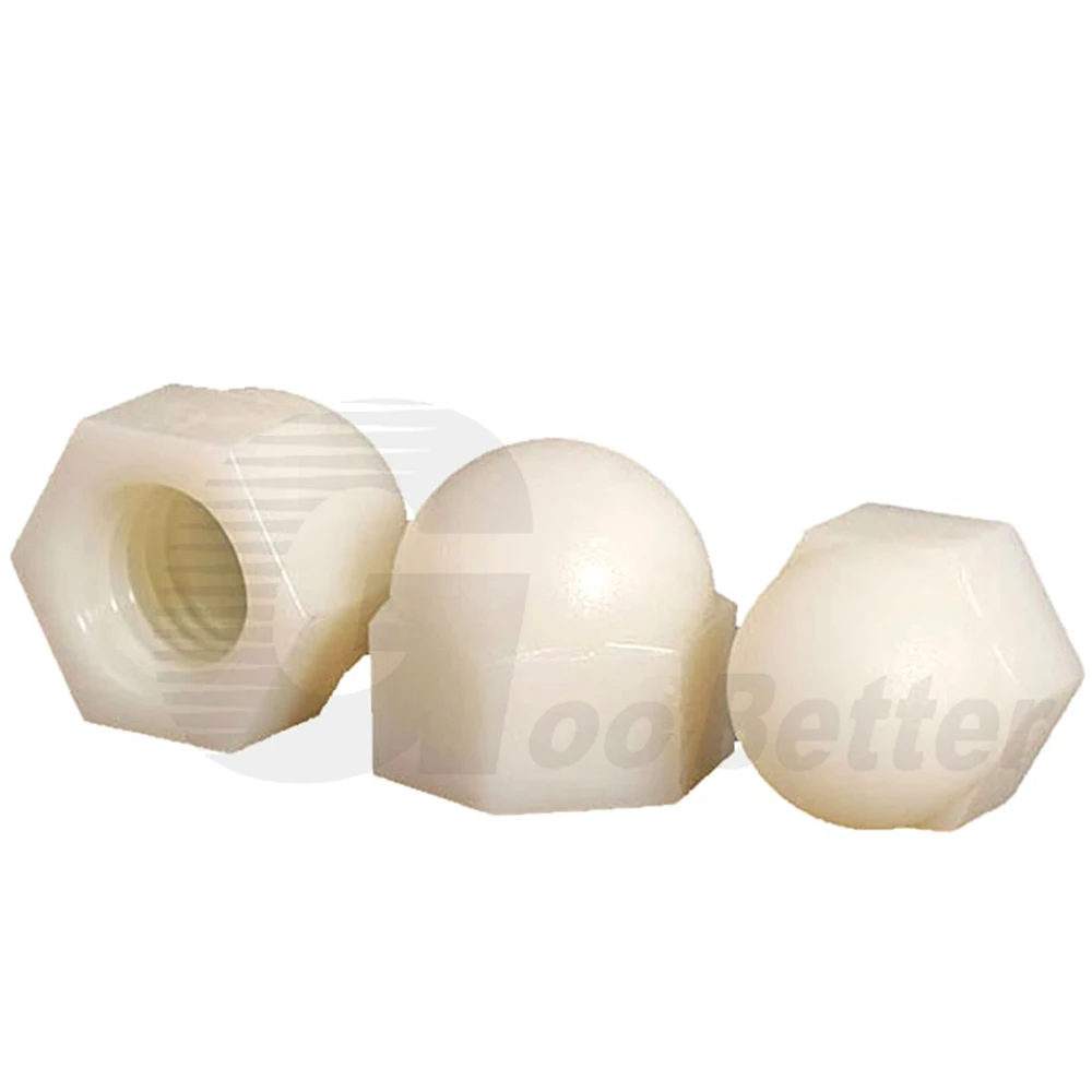 5-50Pcs Acorn Nuts M3 M4 M5 M6 M8 M10 M12 M14 M16 M18 M20 Nylon Dome Cap Blind Hole Nut Assortment For Screw Bolt Fastener