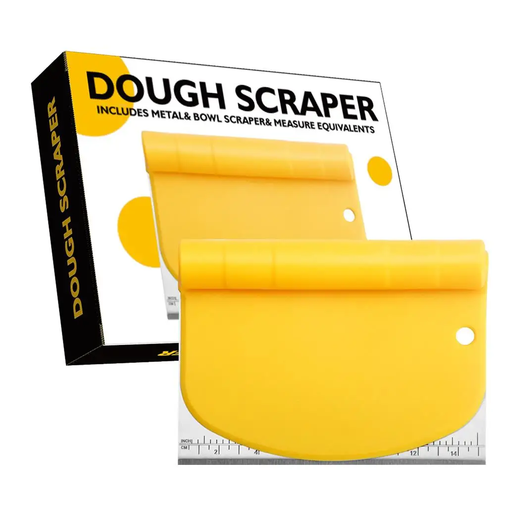 Dough Scraper Home Bakery Stainless Steel Dough Bread Noodle Pizza