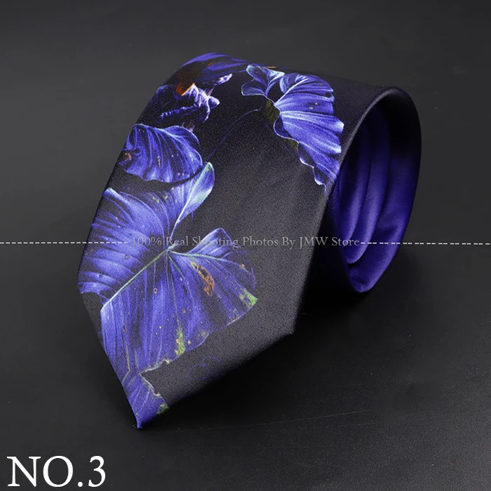 Mens Silk Tie - Creative Graffiti Animal Print Necktie for Business Weddings and Parties
