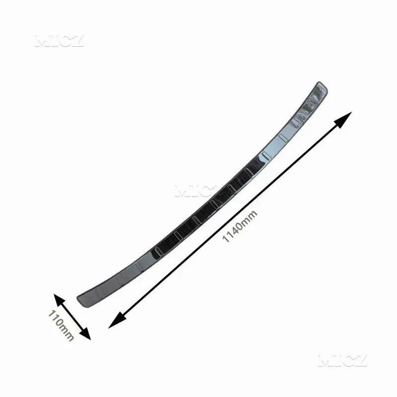 볼보 XC90 2015 2016 2017 - 2024 용 자동차 액세서리, 스테인레스 스틸 리어 범퍼 보호대 실 트렁크 리어 가드 트레드 플레이트