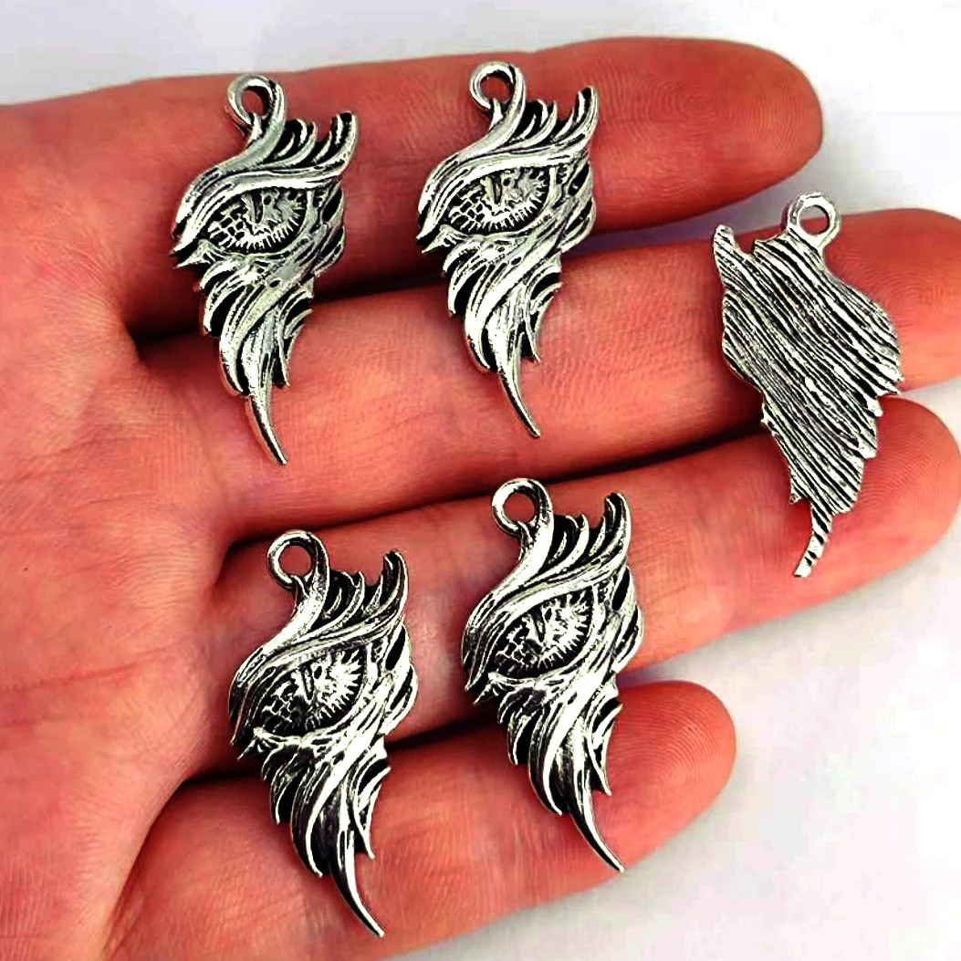 

50 шт. новые оригинальные Подвески «глаза Дракона» для самостоятельного изготовления сережек и ожерелий Ювелирная фурнитура