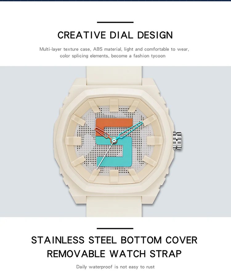 SANDA Original Design Womens Mens Watches Top Brand Luxury Sports Silicone Waterproof 50M Quartz Watch Men Relogio Masculino