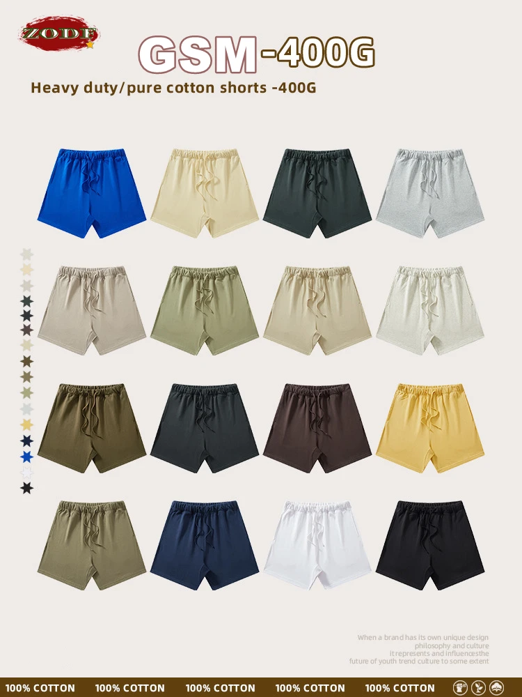 

Шорты ZODF однотонные хлопковые для мужчин и женщин, 2024 г/кв. М, свободные удобные короткие брюки унисекс, брендовые штаны, HY0783, лето