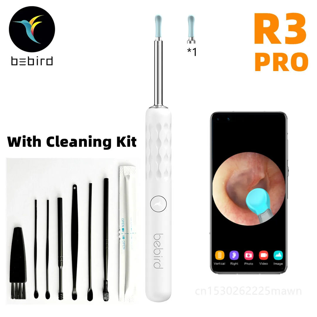 

Bebird Ear Cleaner R1 R3 X3 Smart Visual Sticks Endoscope 300W High Precision Earpick Otoscope Ear Wax Removal Tool Health Care