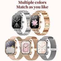 Montre connectée élégante pour femme avec diamants, écran HD 1,75 pouce 360*360, suivi de la fréquence cardiaque et de l'oxygène sanguin, appels Bluetooth, Nouveauté 2026 4