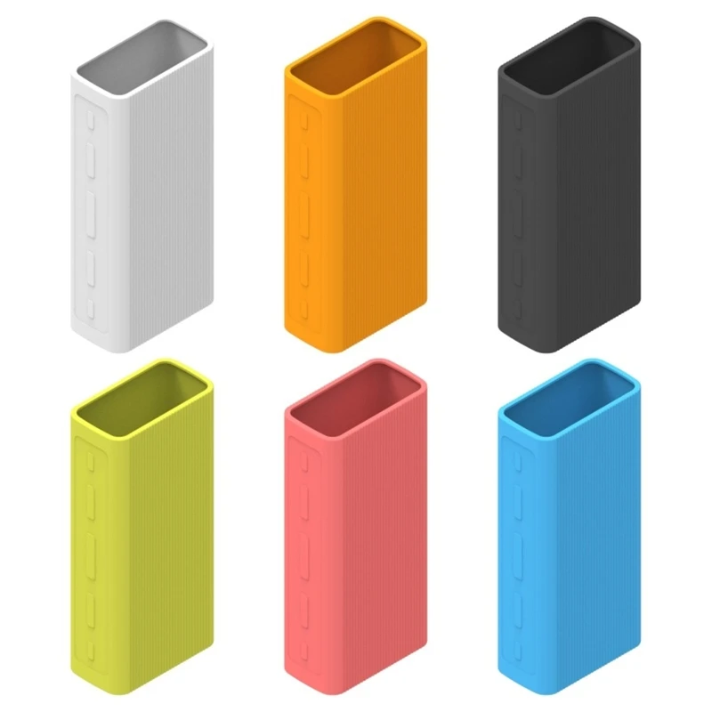 Power Bank Case For Xiaomi Power Bank 3 30000 MAh Silicone Protector Case Cover Skin Shell Sleeve Protector Cover PB3018ZM