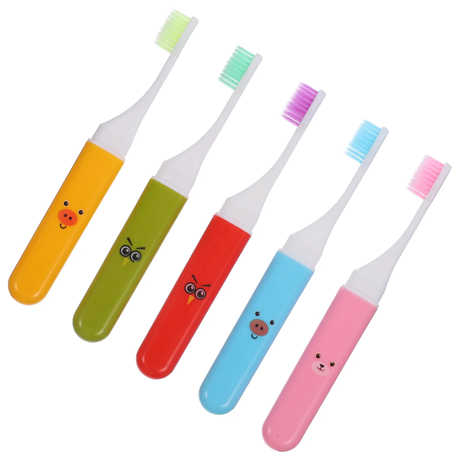 

Children's Folding Toothbrush Convenient Travel Carry Toothbrushes for