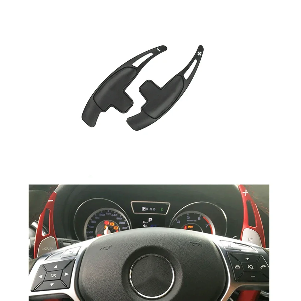 

Aluminum alloy Steering wheel Shift Paddle Shifter For Mercedes Benz AMG A B C E S GLK GL CLA CLS GLE Class W212 W166 W222 X156