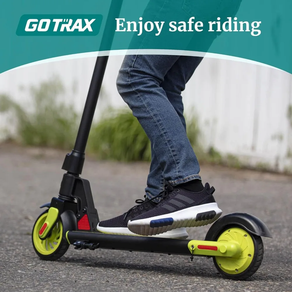Series Electric Scooter for Kid, 6" Solid Wheels, Max 4/10 Miles and 7.5/9.4 Mph Speed Power by 150W Motor