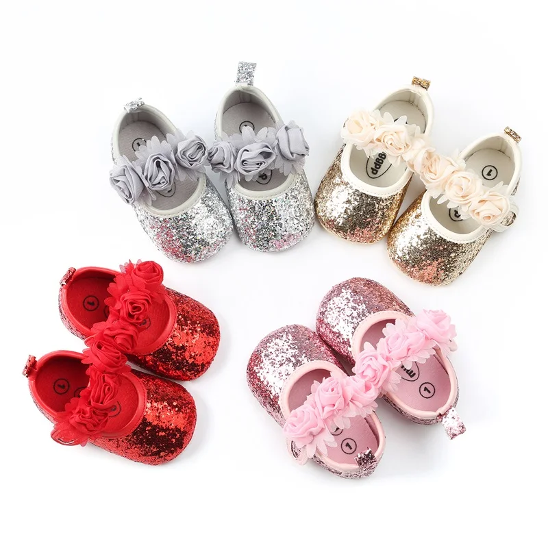Autumn Spring Baby Girl Princess Shoes 0-18 Months