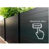 Direct factory price Waterproof Garden WPC Fencing Wood Plastic Composite Fencing WPC Fence Panels 2
