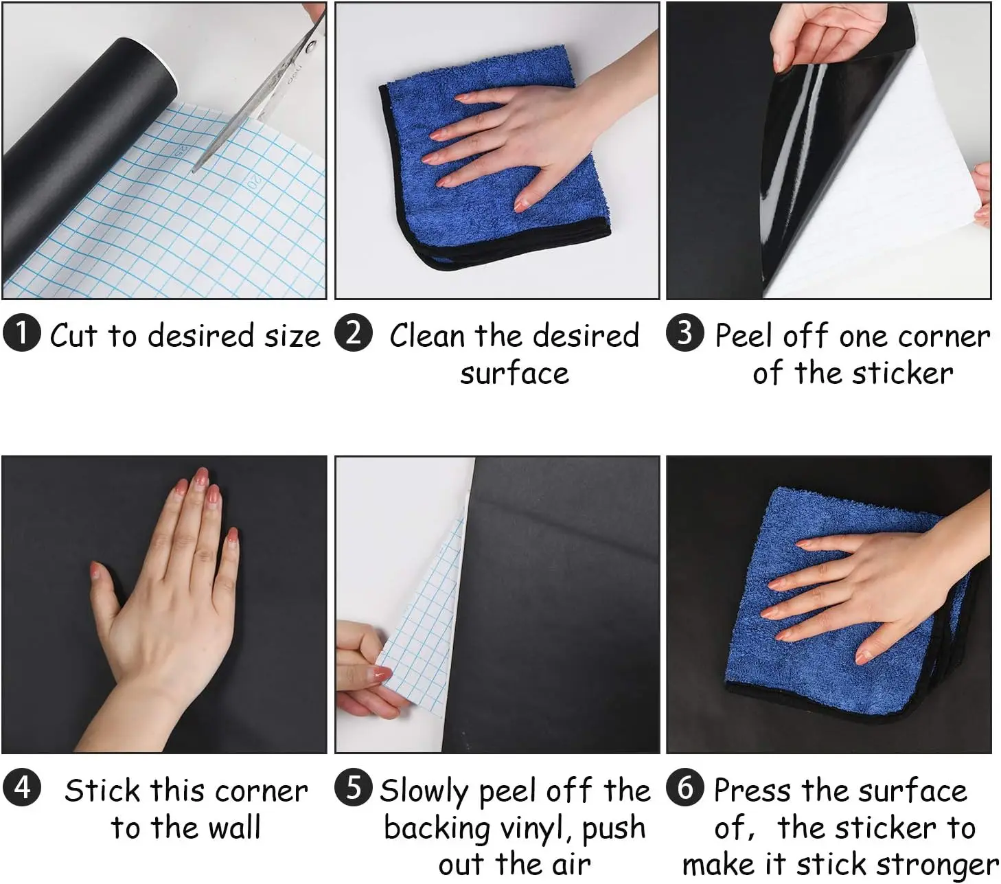 칠판 벽 스티커 칠판 벽지 대형 칠판 연락처 종이 롤 KDGSelf-Adhesive DIYReusable 지울 수있는 스티커