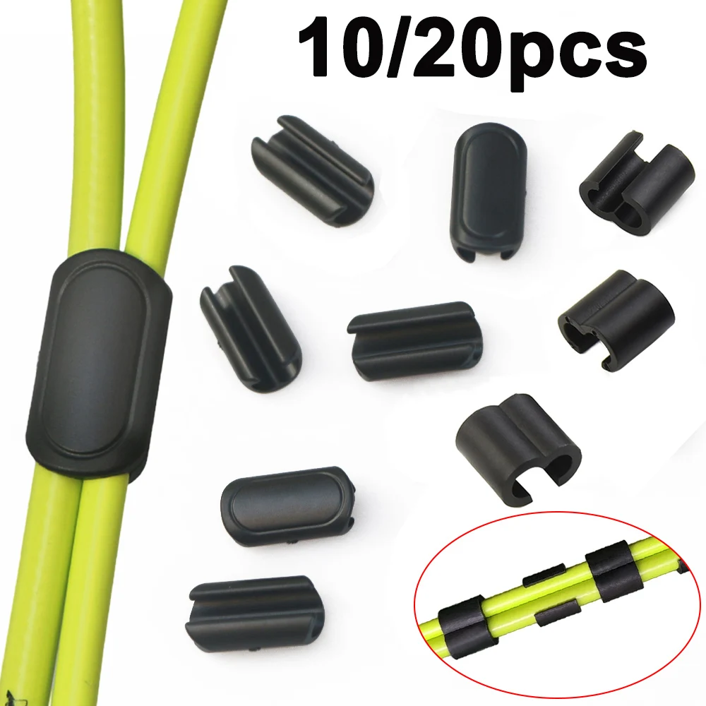 Mountain Bicycle Disc Brake Cable Guide Hose Frame Fixture 10pc For BMX DH