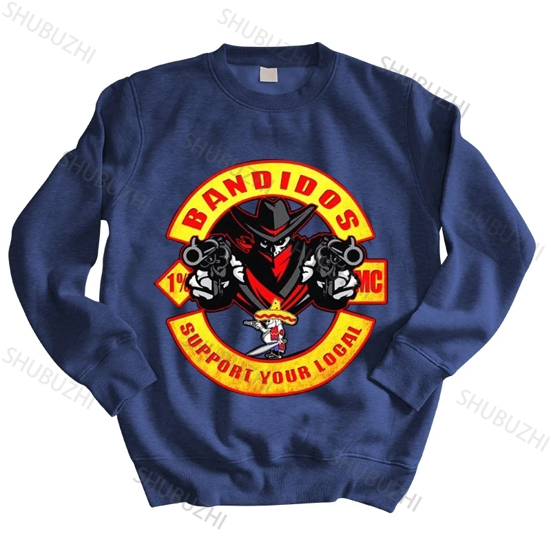 thin sweatshirt men hoody New Bandidos Support Your Local Men's