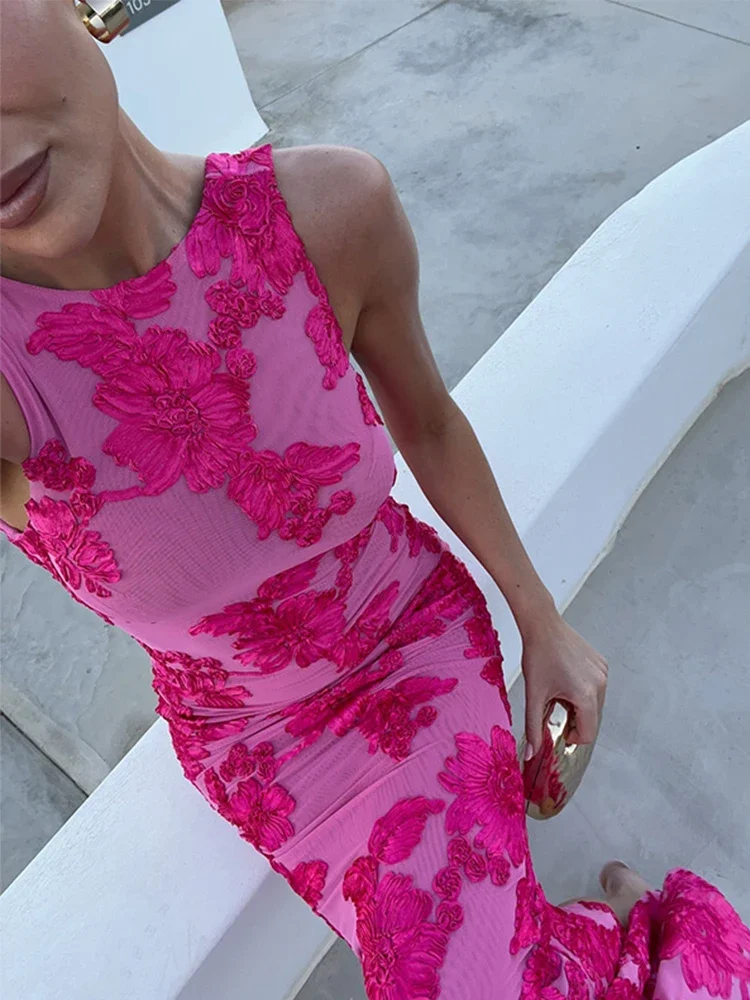 Floral Elegance Maxi Dress