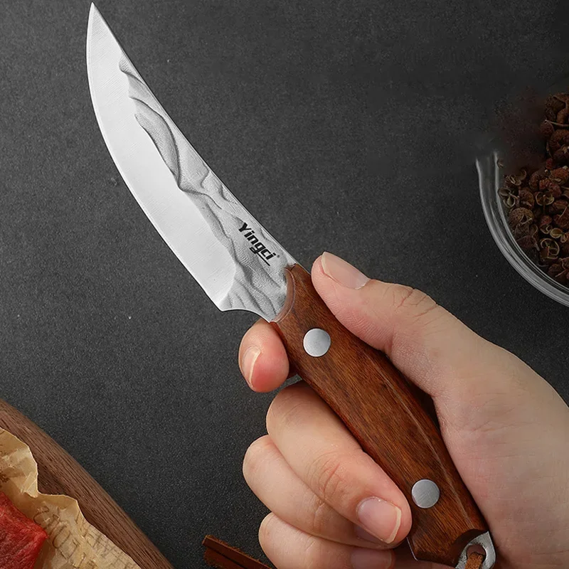 Mongolian Hand Held Meat Knife Fruit-Knife Household Sharp High Hardness-Knife Multi Purpose Outdoor Camping Self-defense-Knife