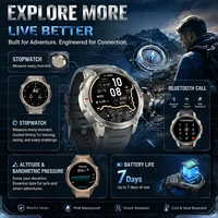 Montre connectée GPS de haute précision 2026 avec cartes hors ligne, boussole, suivi, étanche 5ATM, bracelet intelligent tactique pour homme, cadeau 6