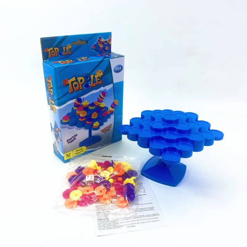 Interactive Balance Tower Stacking Game - Educational Tabletop Toy