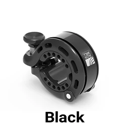 Sleek Bicycle Bell: Invisible Safety Signal with Loud, Clear Ringtone (Black)