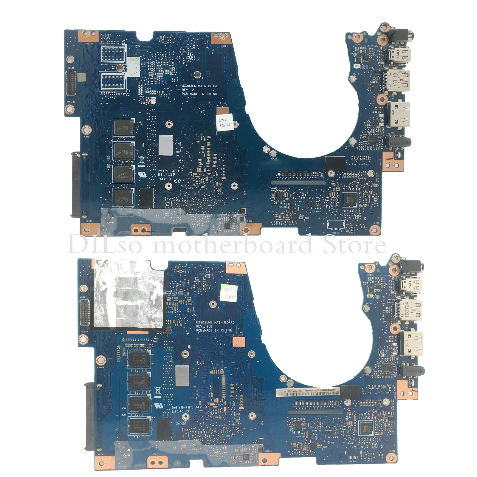Placa-mãe do Portátil para Asus Ux303ln Ux303l Ux303lb Ux303lnb U3000 U303l Ux303la I7-i5-i3 4ª 5ª Geração Gt840m Uma - Imagem 2