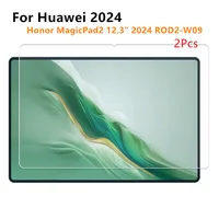 2Pcs Tempered Glass Film For Huawei Honor MagicPad2 12.3 inch 2024 ROD2-W09 9H HD Anti Scratch Screen Protector Accessories film 1