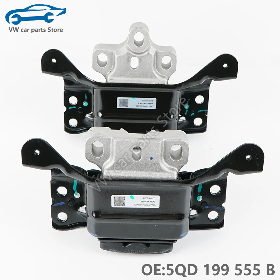 5Q0199555R Quality Transmission Gearbox Mounting Left Support Mount Foot Glue For MQB Golf MK7 Passat B8 Audi A3 5Q0 199 555 B