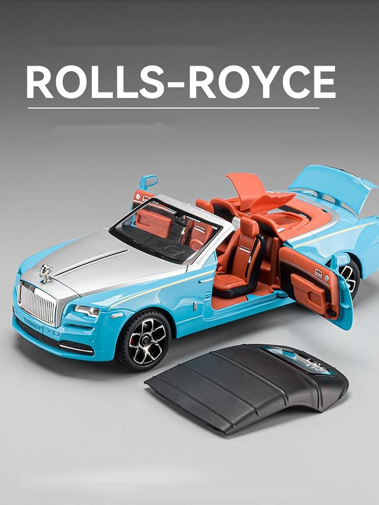 1:24 Rolls-Royce Dawn Alloy Sport Car Model Toy Car Simulation Diecasts Toy Vehicles Sound And Light Collection Toy For Boy Gift 17 1:24 Rolls-Royce Dawn Alloy Sport Car Model Toy Car Simulation Diecasts Toy Vehicles Sound And Light Collection Toy For Boy Gift