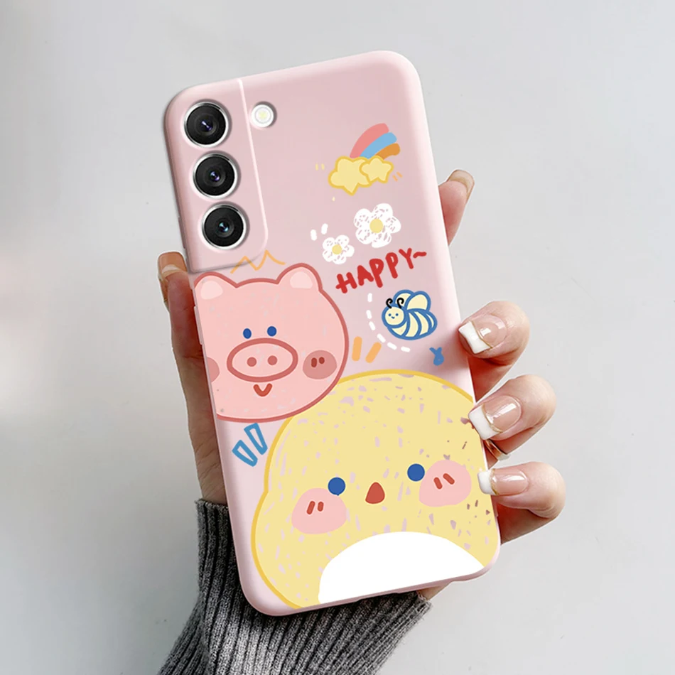Soft Slim Cute Bear & Frog Candy Painted Back Cover & Bumper Case