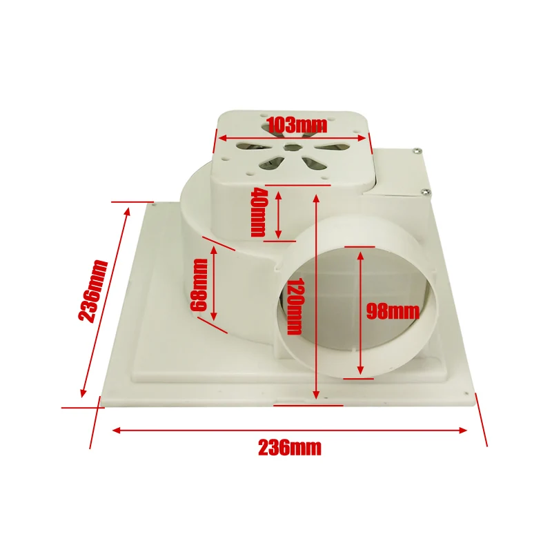 Smoke Exhaust Fan for Laser Engraver 220v50hz Used In Cleaning Smoke