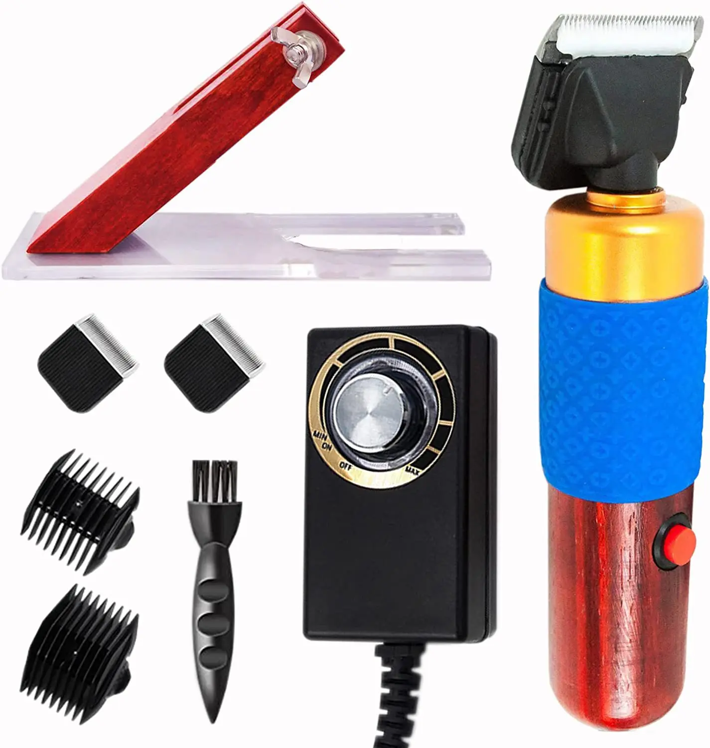 Electric Carpet Trimmer With Shearing Guide Stand Base DIY Tufting Gun Scissors