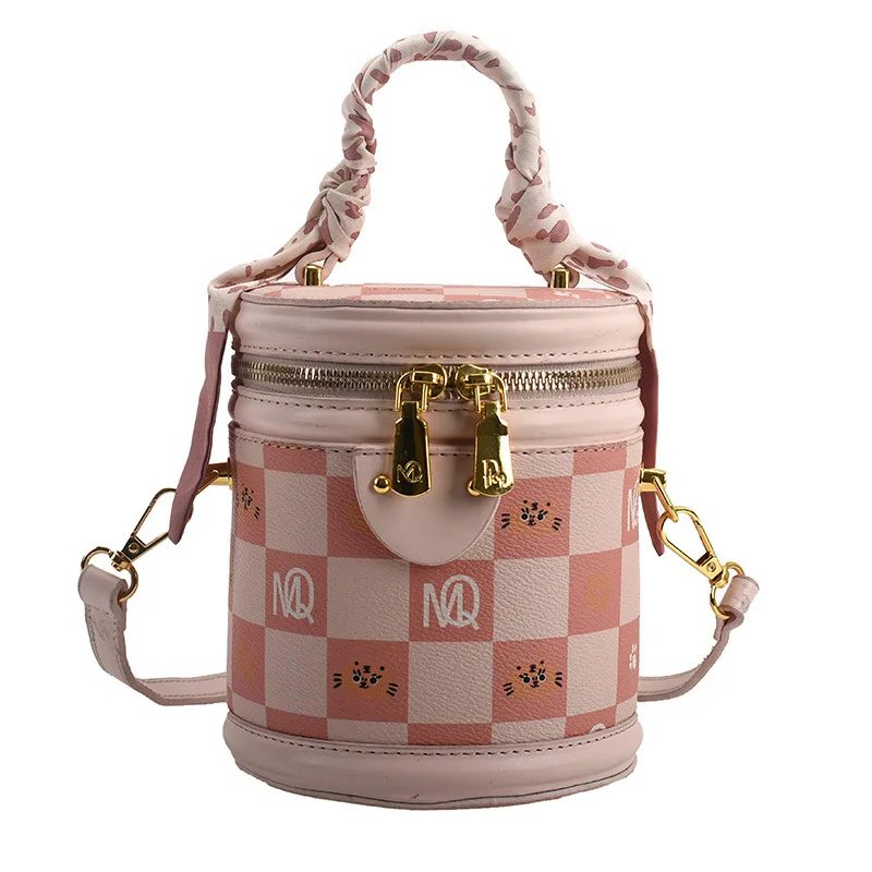 OkoLive Popular Small Bag Girls In Summer 2022 New Tide Joker Messenger Bag  Fashion Portable Cylinder Bag Bucket Bags for Women - AliExpress