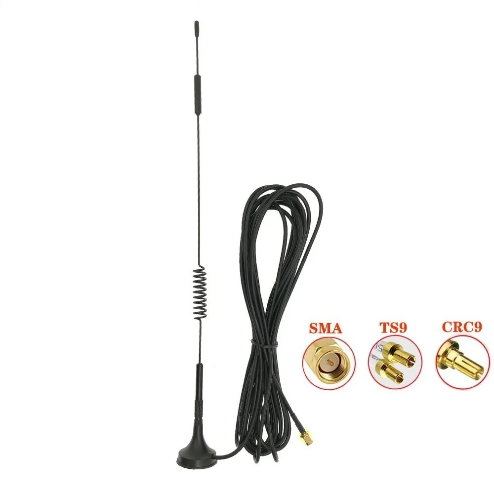 Interface 3m Extension Cord Wireless Router Unmanned Vending Machine Magnetic Small Suction Cup 4G Antenna SMA/TS9/CRC9 applicable to dajiang plant protection unmanned t20 machine arm holder original accessories