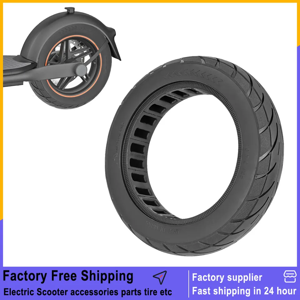 Neumático Sólido De 10 Pulgadas, 10x2.125, Para Segway Ninebot F40 F30 F25 F20, Scooter Eléctrico, Rueda De Neumático Sin Cámara De Goma, Piezas De Reputo - AliExprs 18
