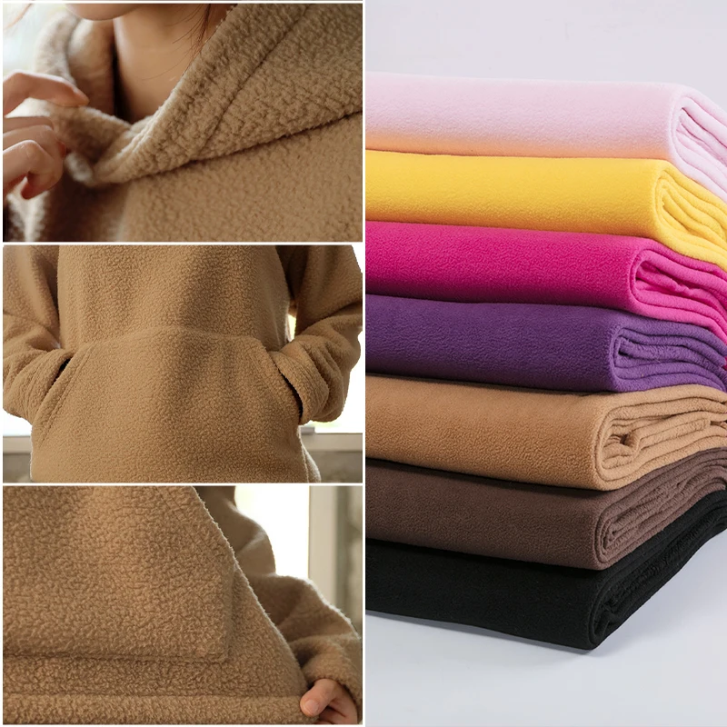 Fleece Thick Fabric Sewing Doublesided Fleece Fabric Sweater