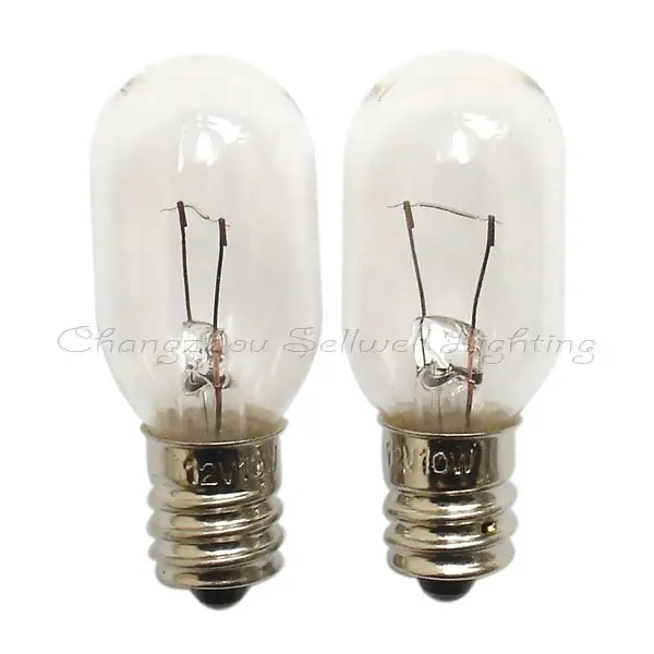 

E12 T20x49 12v 10w Miniature Lamp Light Bulb A305